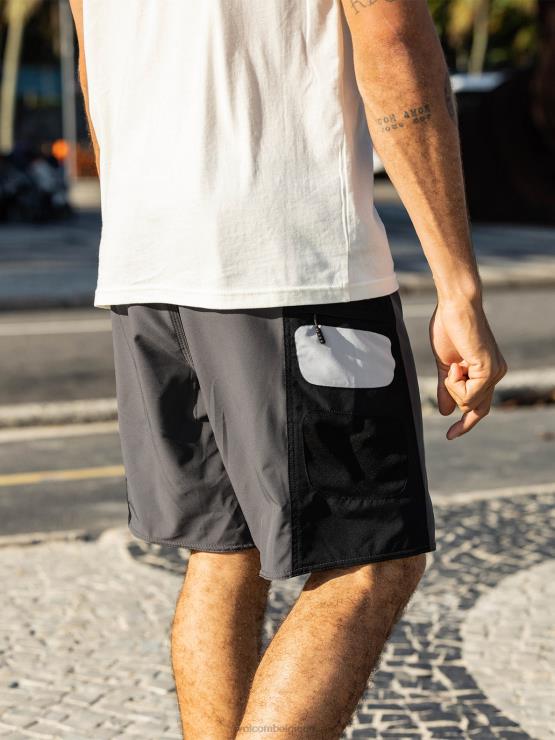 Hommes Volcom noir maillot de bain surf vitals yago dora ZJ48F248