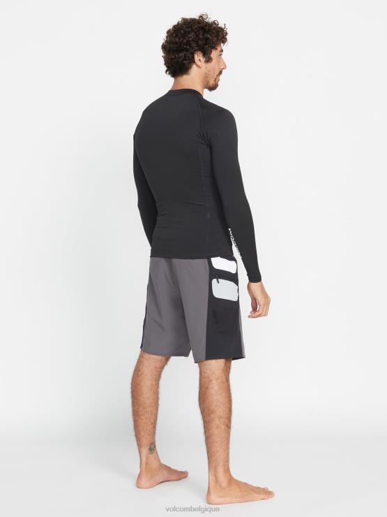 Hommes Volcom noir maillot de bain surf vitals yago dora ZJ48F248