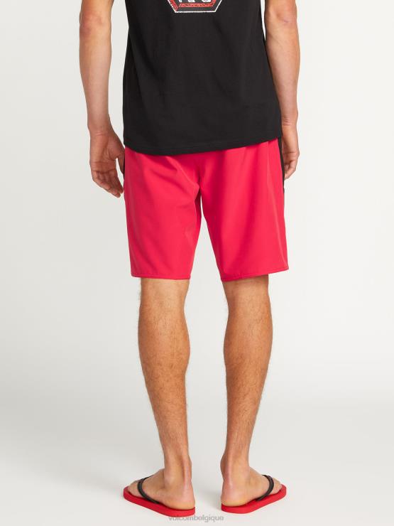 Hommes Volcom rouge maillot surf vitals jack robinson mod-tech ZJ48F277