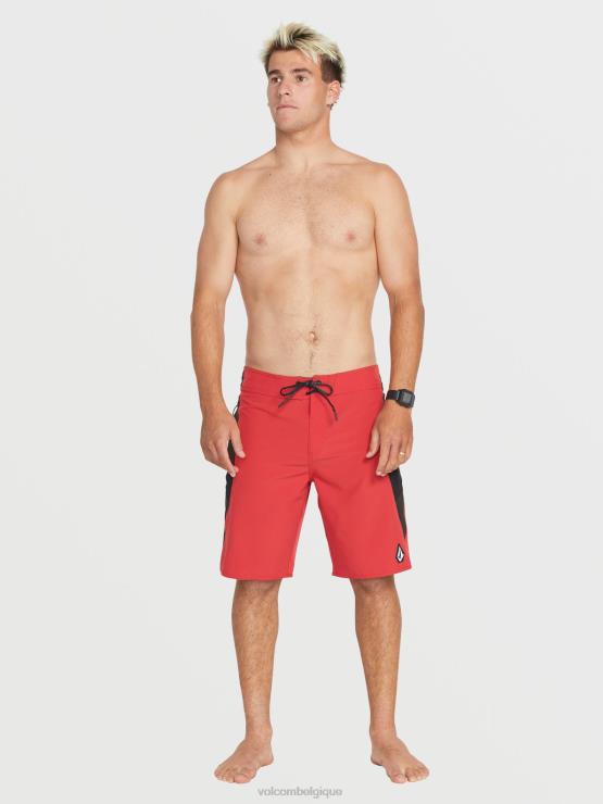 Hommes Volcom rouge maillot surf vitals jack robinson mod-tech ZJ48F277