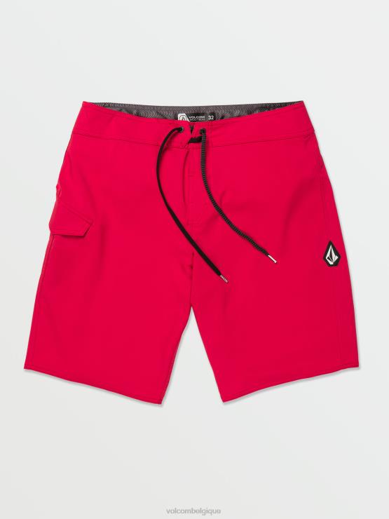Hommes Volcom ruban rouge troncs solides mod lido ZJ48F276