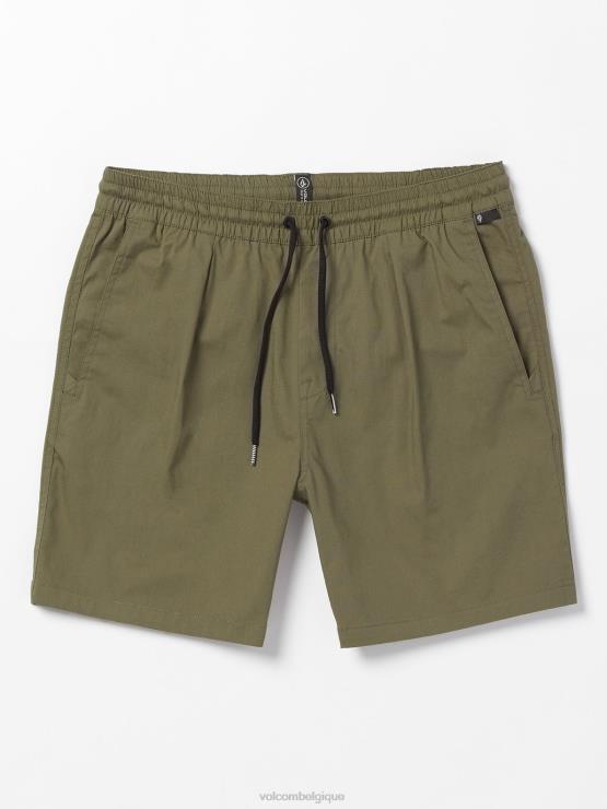 Hommes Volcom bison short à taille élastique villa rue ZJ48F238