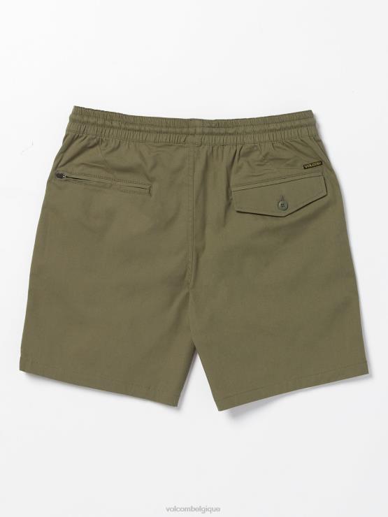 Hommes Volcom bison short à taille élastique villa rue ZJ48F238