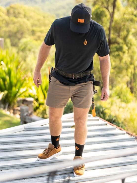 Hommes Volcom bringé short de travail biseauté ZJ48F209
