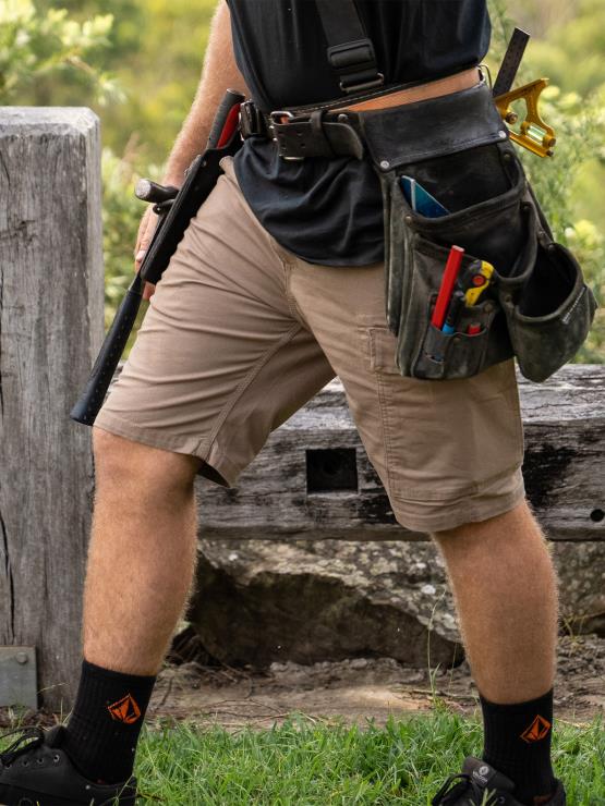 Hommes Volcom bringé short de travail à étrier ZJ48F214