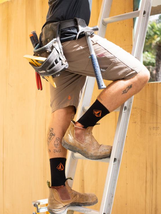 Hommes Volcom bringé short de travail à étrier ZJ48F214