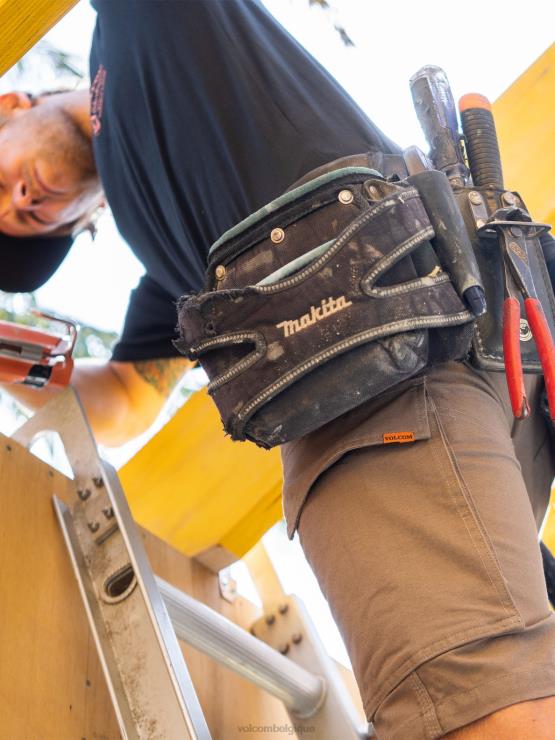 Hommes Volcom bringé short de travail à étrier ZJ48F214