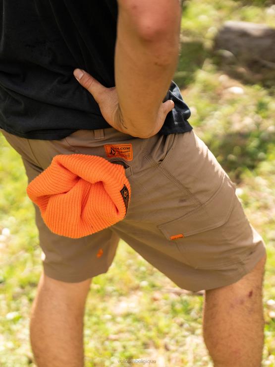 Hommes Volcom bringé short hybride workwear slab ZJ48F204