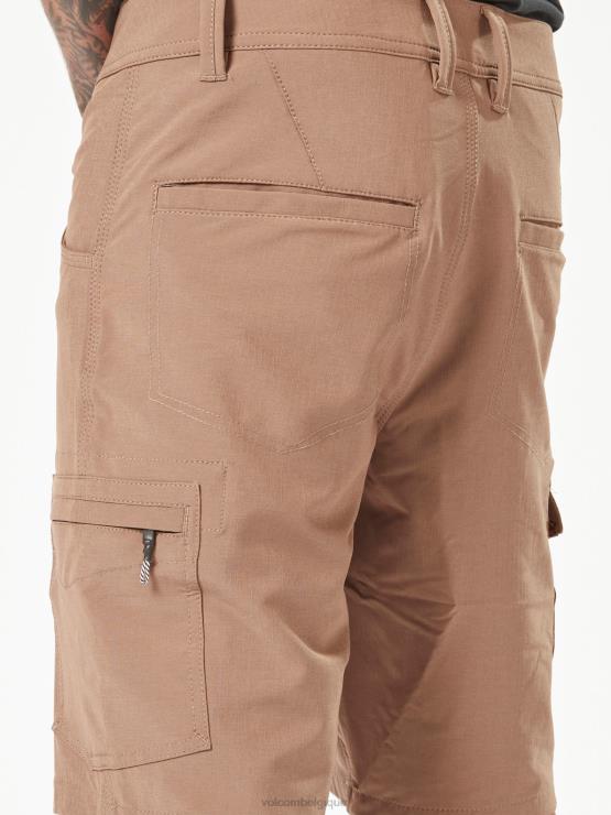 Hommes Volcom bringé short hybride workwear slab ZJ48F204