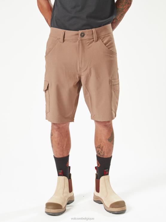 Hommes Volcom bringé short hybride workwear slab ZJ48F204
