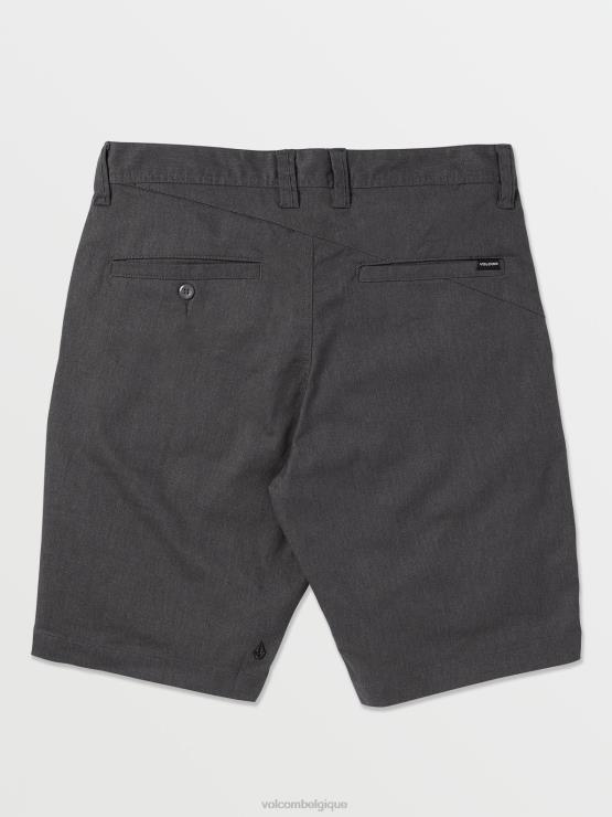 Hommes Volcom bruyère anthracite frickin short chino stretch moderne ZJ48F206