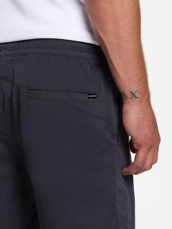 Hommes Volcom charbon frickin short taille élastique ZJ48F215