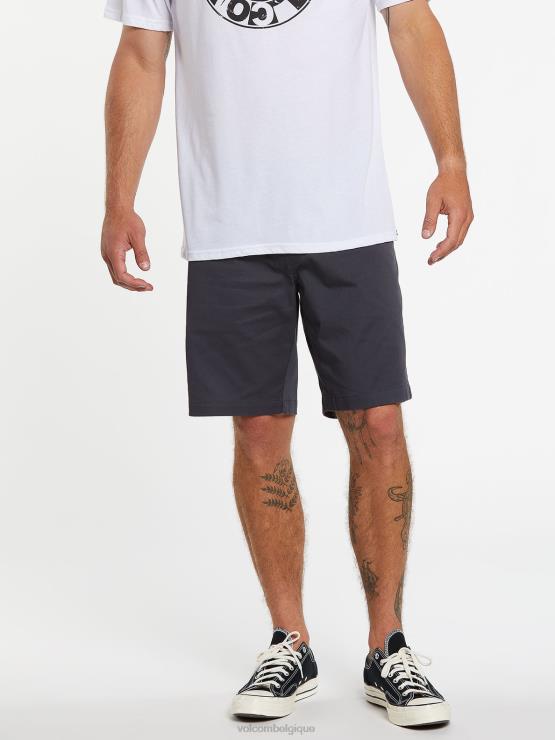 Hommes Volcom charbon frickin short taille élastique ZJ48F215