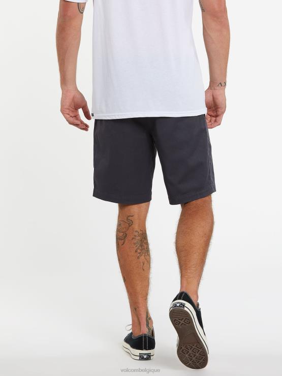 Hommes Volcom charbon frickin short taille élastique ZJ48F215