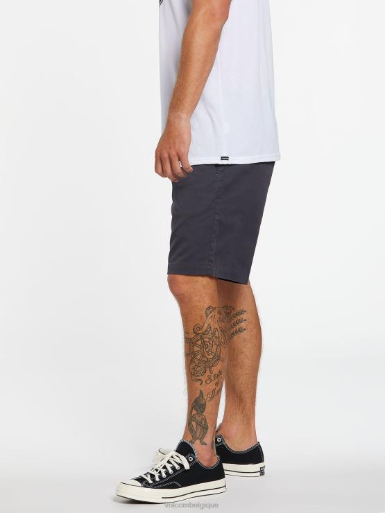 Hommes Volcom charbon frickin short taille élastique ZJ48F215