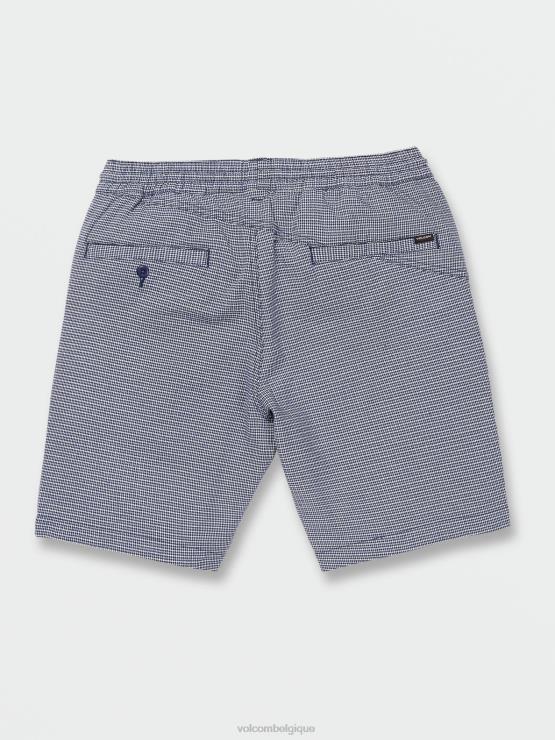 Hommes Volcom marine frickin mix short à taille élastique ZJ48F202