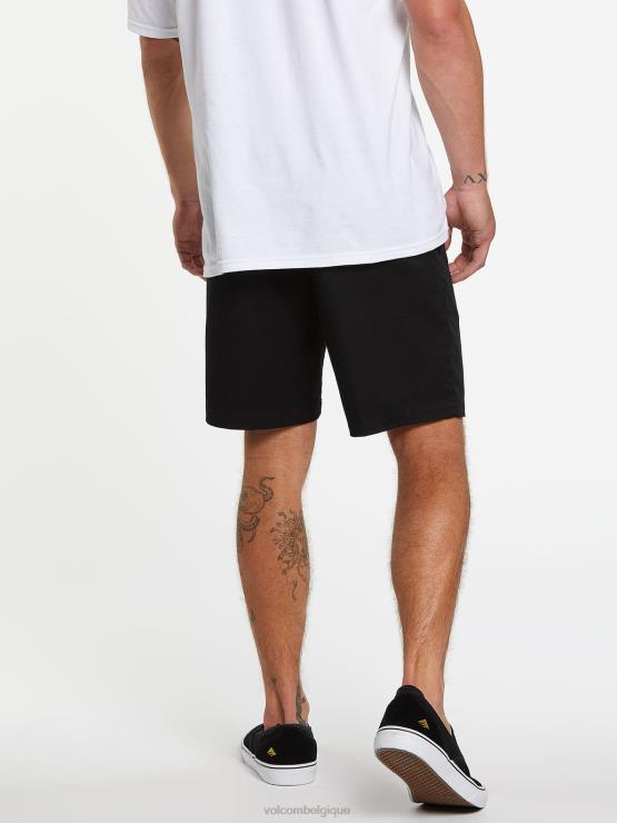 Hommes Volcom noir frickin short taille élastique ZJ48F213
