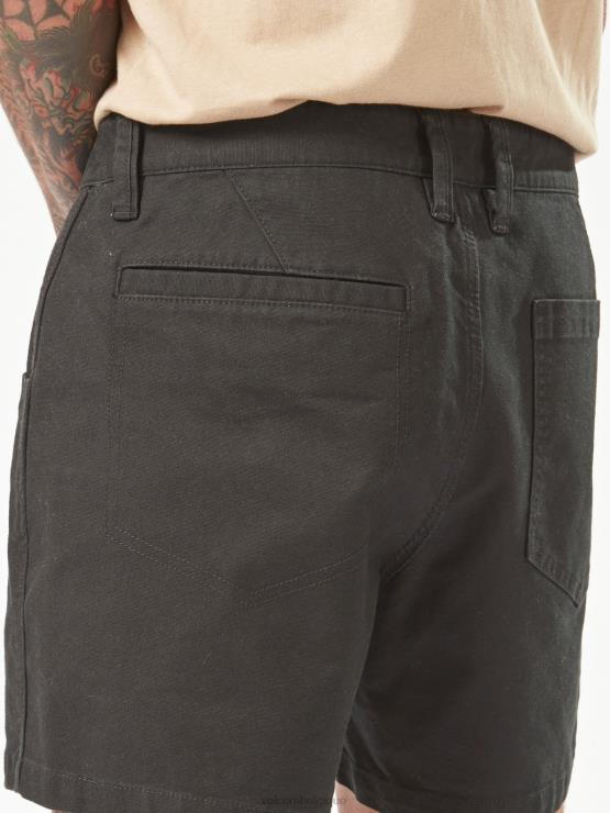 Hommes Volcom noir short de travail biseauté ZJ48F239
