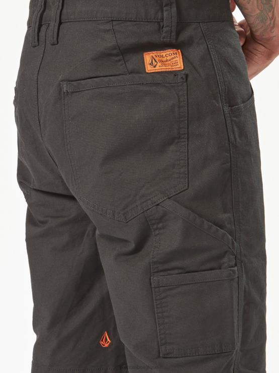 Hommes Volcom noir short de travail à étrier ZJ48F205