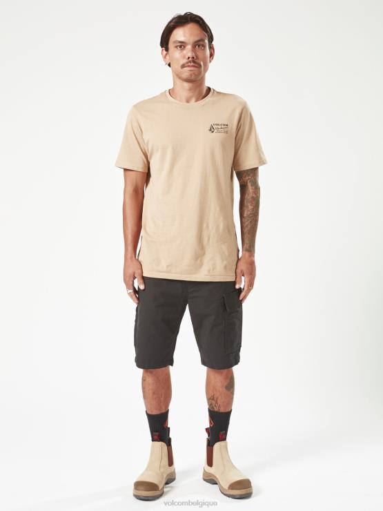 Hommes Volcom noir short de travail à étrier ZJ48F205