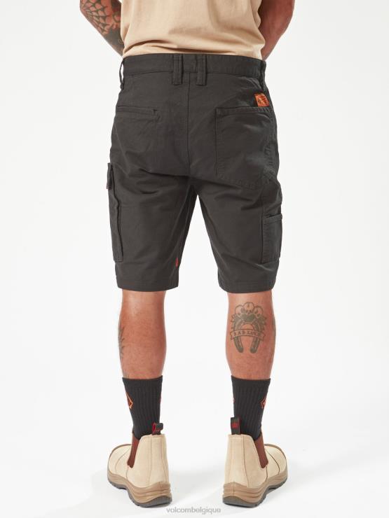 Hommes Volcom noir short de travail à étrier ZJ48F205