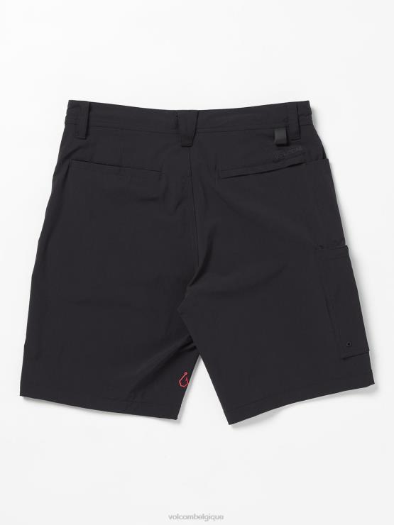 Hommes Volcom noir short hybride surf vitals balaram stack ZJ48F222