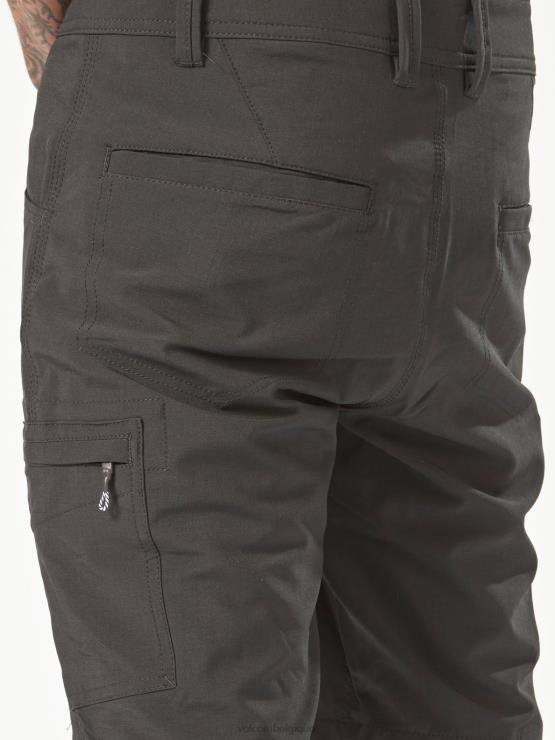 Hommes Volcom noir short hybride workwear slab ZJ48F207