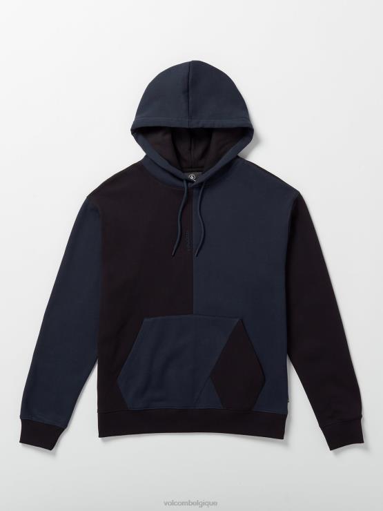 Hommes Volcom marine sweat à capuche demi-pierre ZJ48F173