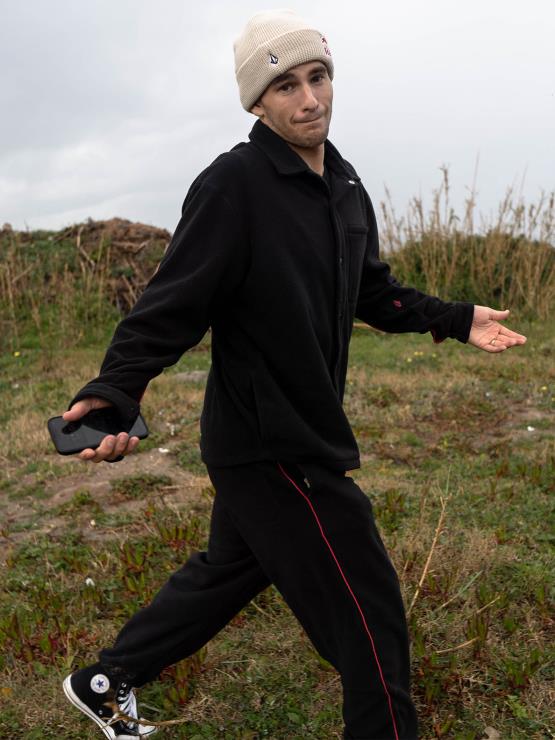 Hommes Volcom noir polaire jack robinson surf vitals ZJ48F183