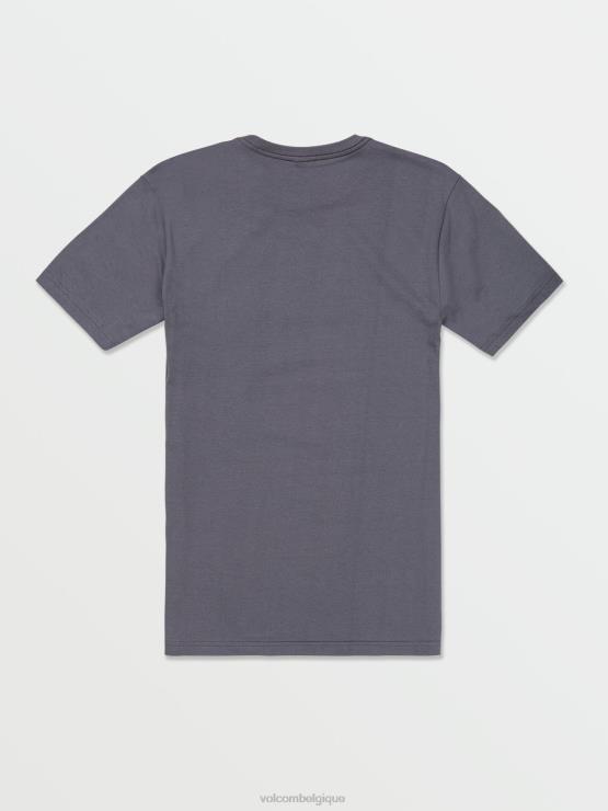 Hommes Volcom ardoise foncée t-shirt colorado à manches courtes ZJ48F105