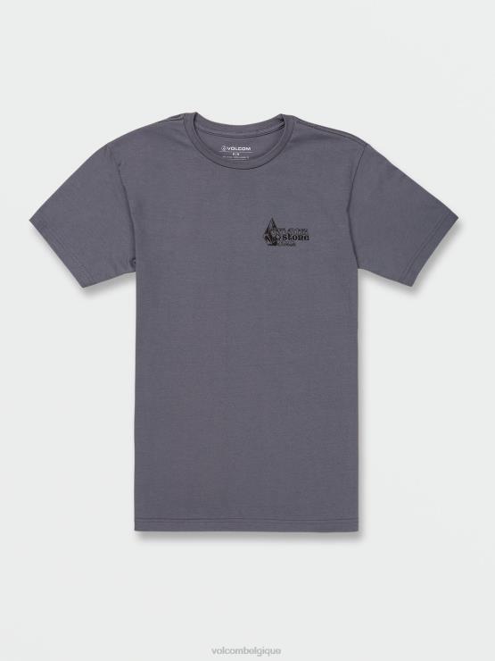 Hommes Volcom ardoise foncée t-shirt à manches courtes utah ZJ48F99