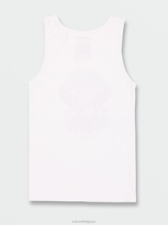 Hommes Volcom blanc réservoir d\'aigle de la liberté ZJ48F7