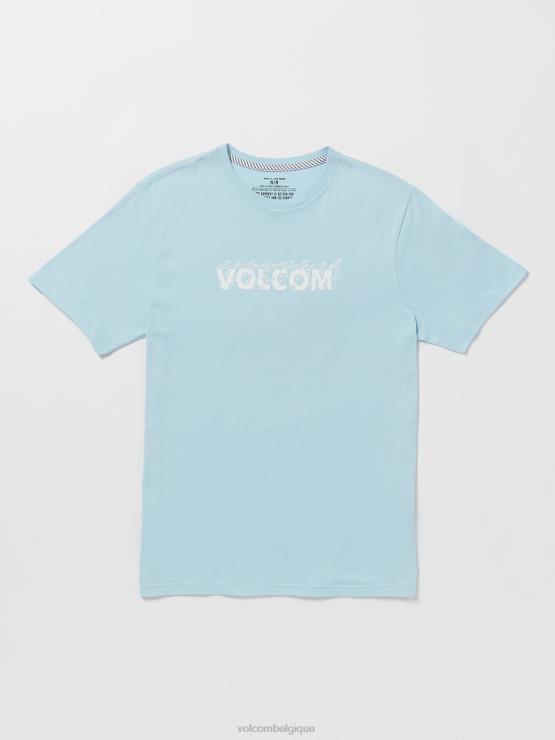 Hommes Volcom bleu brumeux t-shirt à manches courtes firefight ZJ48F46