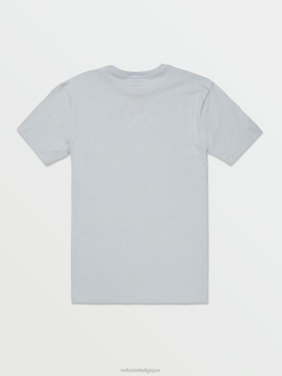 Hommes Volcom bleu céleste t-shirt à manches courtes floride ZJ48F100