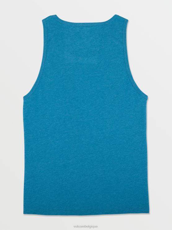 Hommes Volcom bleu orageux réservoir de bruyère solide ZJ48F96