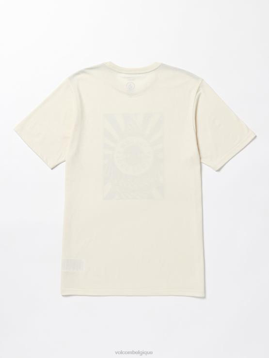 Hommes Volcom bruyère blanc cassé t-shirt vexer à manches courtes ZJ48F17