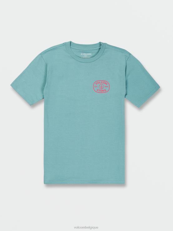 Hommes Volcom cali bleu chiné produire un t-shirt à manches courtes ZJ48F88