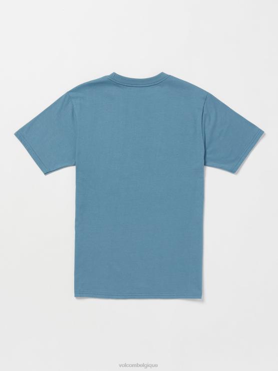 Hommes Volcom crête indigo t-shirt à manches courtes neweuro ZJ48F38