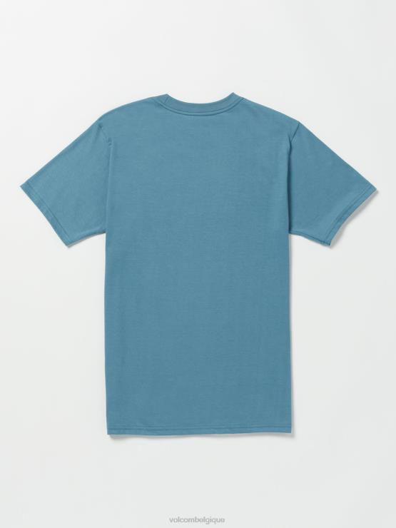 Hommes Volcom crête indigo t-shirt rotato à manches courtes ZJ48F18