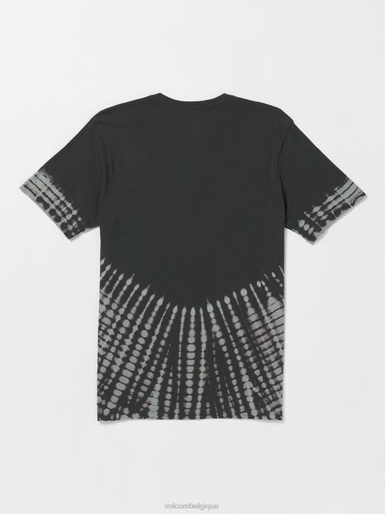 Hommes Volcom furtivité t-shirt iconique à manches courtes teint en pierre ZJ48F22