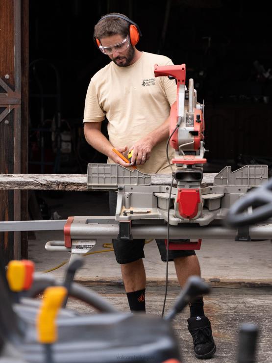 Hommes Volcom gravier t-shirt de travail à manches courtes ZJ48F62