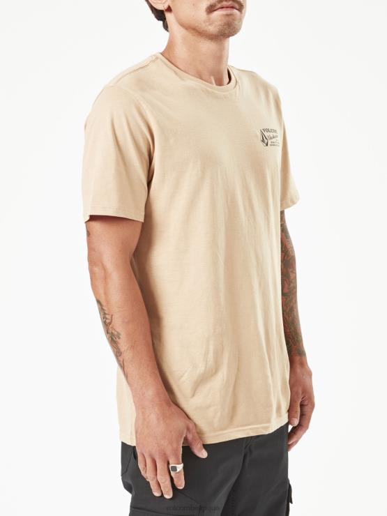 Hommes Volcom gravier t-shirt de travail à manches courtes ZJ48F62