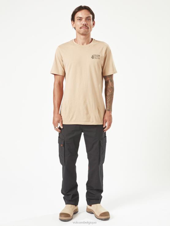 Hommes Volcom gravier t-shirt de travail à manches courtes ZJ48F62