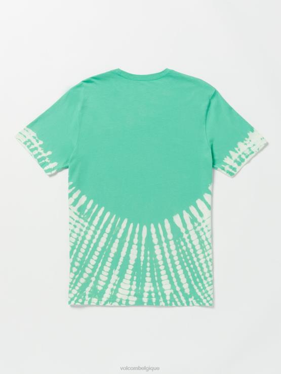 Hommes Volcom méditerranéen t-shirt iconique à manches courtes teint en pierre ZJ48F35