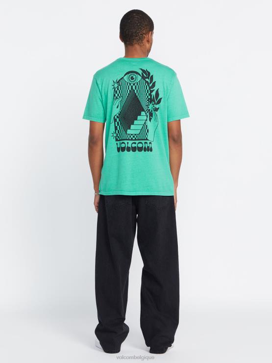 Hommes Volcom méditerranéen t-shirt à manches courtes Stairway ZJ48F52