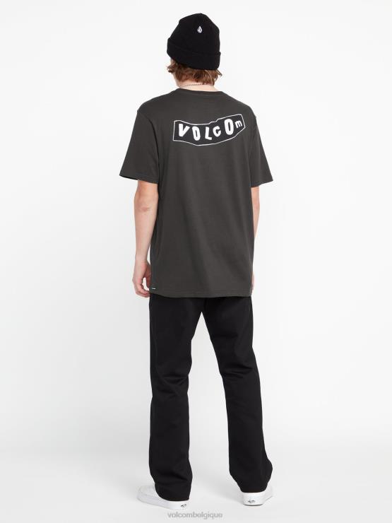 Hommes Volcom millésime noir t-shirt original à manches courtes ZJ48F65