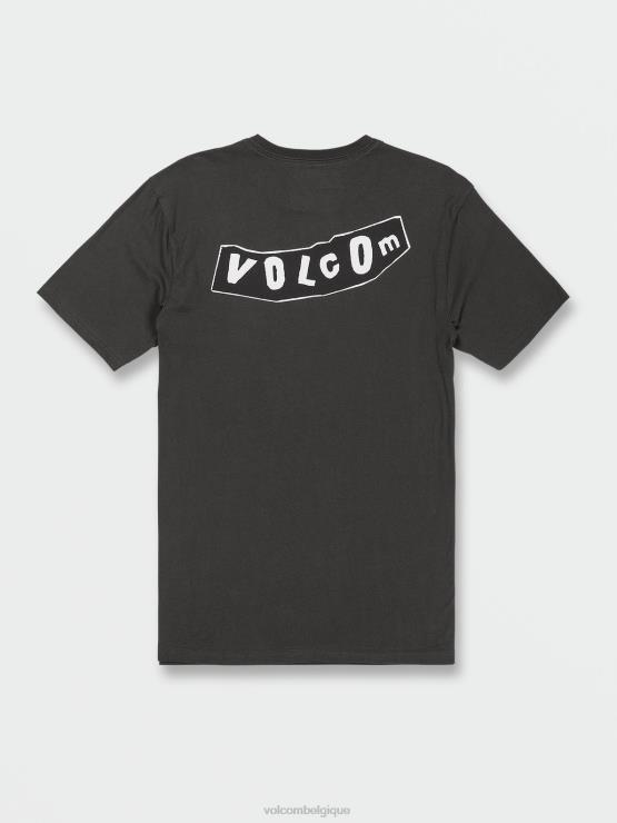 Hommes Volcom millésime noir t-shirt original à manches courtes ZJ48F65