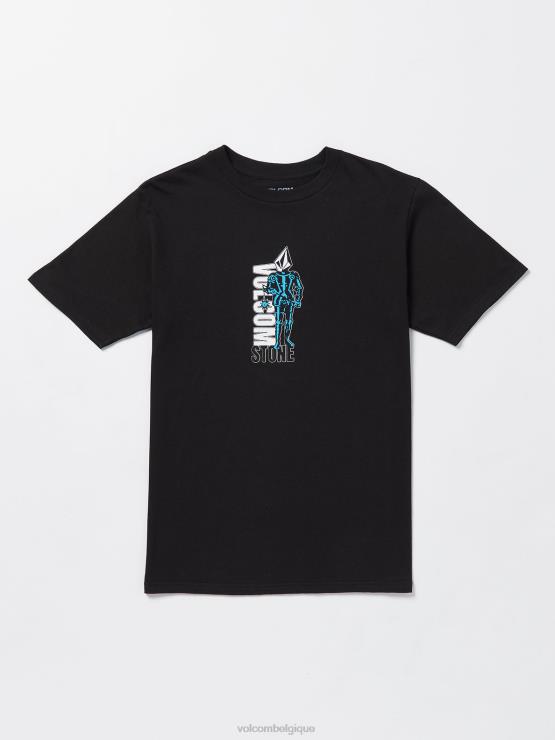 Hommes Volcom noir t-shirt à manches courtes ZJ48F48