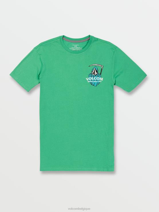 Hommes Volcom vert jungle t-shirt à manches courtes Reapin ZJ48F66