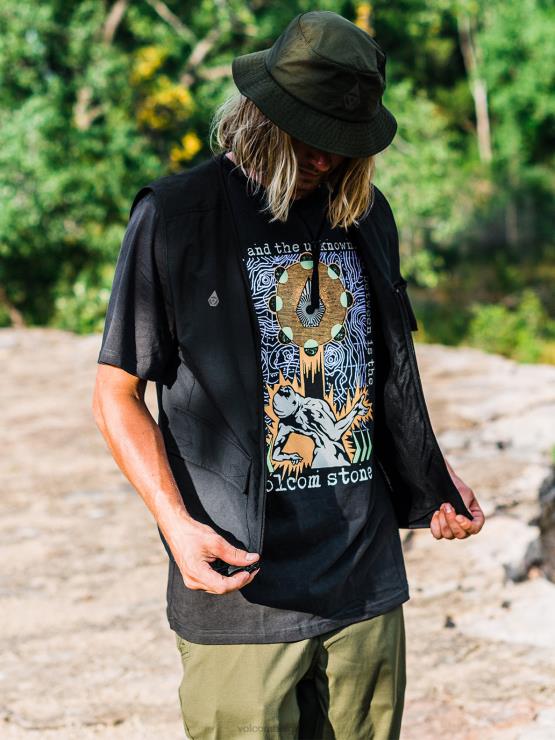 Hommes Volcom noir gilet skate vitals alec majerus ZJ48F196